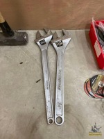 (2) Adjustable Wrenches