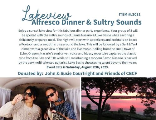 Lakeview Alfresco Dinner & Sultry Sounds