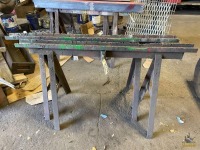 Pair Steel Sawhorses