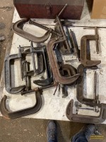 Assorted 5"-8" C-Clamps