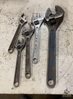 Assorted Adjustable Wrenches