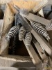 Assorted Welding Rod w/Chipping Hammers & Rack - 2