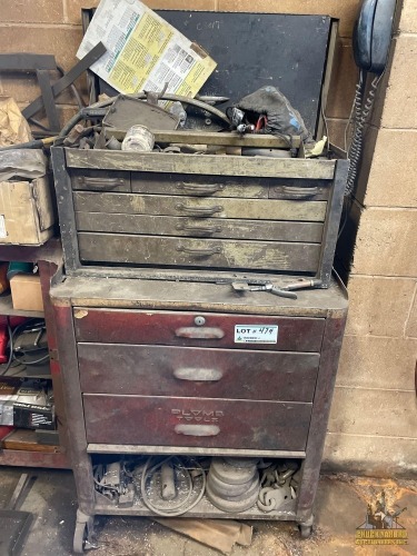 Toolbox w/ Contents w/Side Box