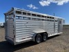 2016 Featherlite 8413 Aluminum Stock Trailer - 3