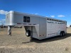 2016 Featherlite 8413 Aluminum Stock Trailer - 7