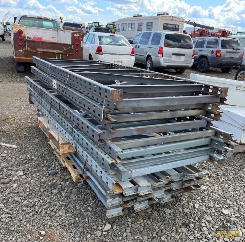 (8) Sections 42"x10'x9'H Pallet Racking