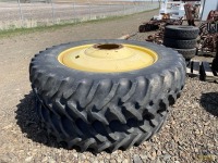 (2) 420/80R46 Tractor Tires w/Rims