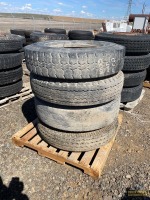 4- Assorted 10:00 x20 Truck Tires