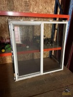 48"x48" Vinyl Window w/Slider & Screen