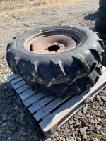 (2) Assorted Circle Tires w/Rims