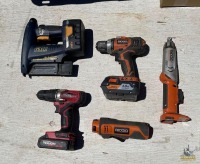 Assorted Cordless Tools