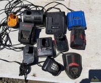 Assorted Chargers & Batteries