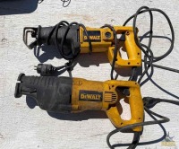 2-DeWalt Recip Saws