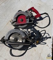 2- Worm Drive Skilsaws