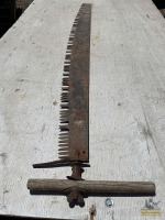 Antique 2-Man Crosscut Saw