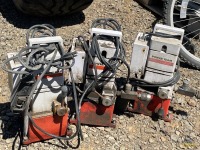 (3) Power Team Hydraulic Pumps