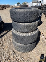 (4) LT255/75R17 Pickup Tires w/ 5 Hole Rims