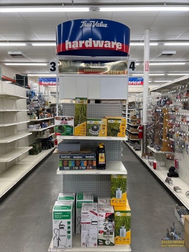 (26) 3' Gondola Shelving w/End Cap