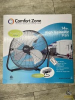 (1) Homepoint Stand Fan, (1) Comfort Zone Fan