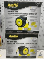 (2) Amflo Air Hose Reels