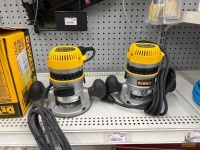 (2) DeWalt Corded Routers