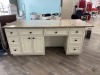 Granite Top Desk/Cabinet