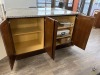 Granite Top 68"L x 43"W x 42"T Desk/Cabinet - 3