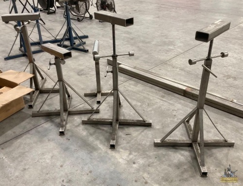 (4) Stainless Steel Stands