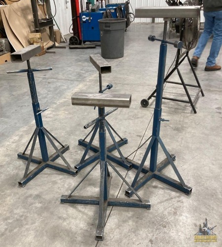 (4) Steel Stands