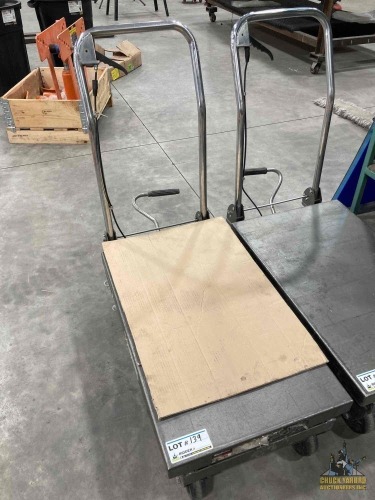 Haul Master Hydraulic Table Cart