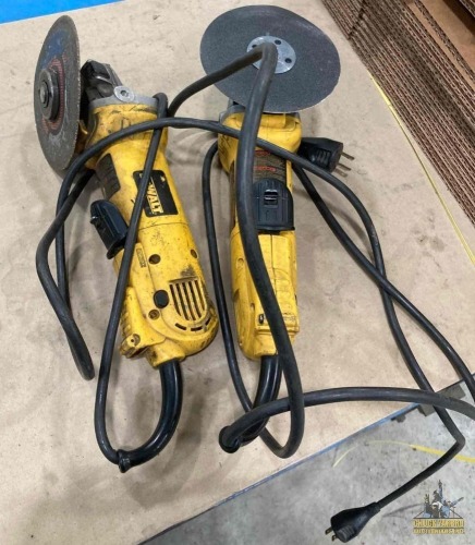 2 - DeWalt Corded Grinders