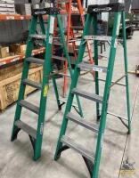 (2) Werner 6' Step Ladders