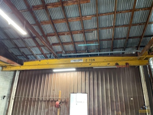 2-Ton 21.5' Overhead Hoist Frame