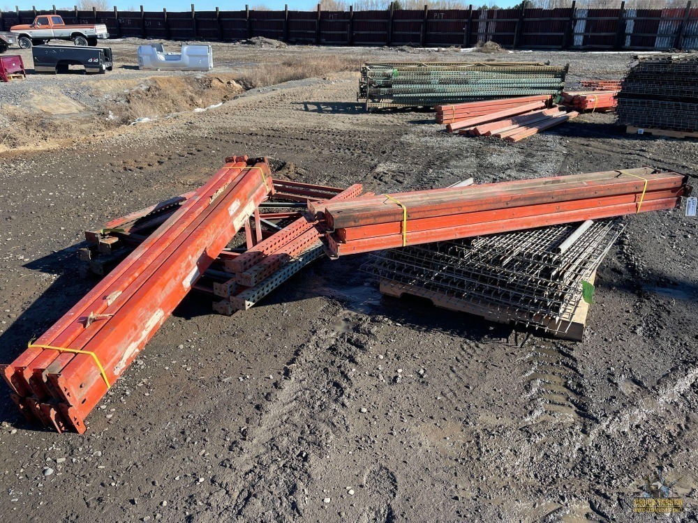 (4) Short Pallet Racking Sections