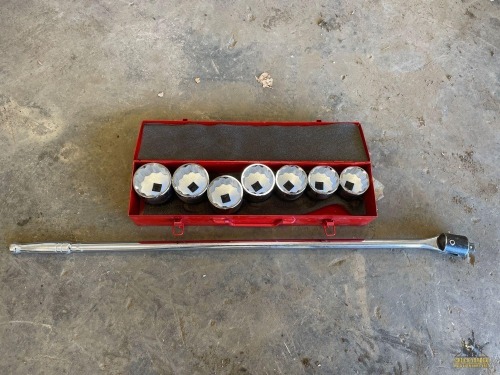 T&E 9pc Jumbo 3/4" Drive Socket Set