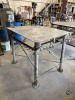 44x35 Table w/Post & Pipe Vise - 2