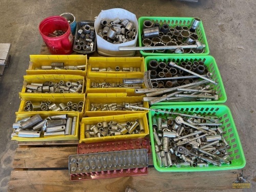 Assorted Sockets & Wrenches