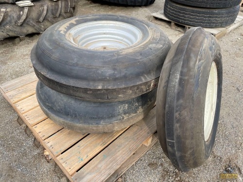 (2) 10.00-16 Tires w/7.50-16 Tire