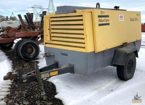 2007 Atlas Copco 186 Portable Air Compressor