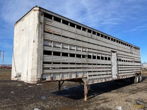 1970 American Trailers Steel Stock Trailer