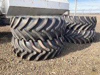 (4) 650/65R38 Tractor Rear Tires w/Rims