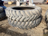 (2) 420/80R46 Tractor Tires