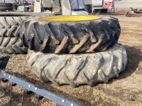 (2) 16.9x38 Tractor Tires w/Rims