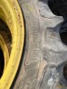 (2) 16.9x38 Tractor Tires w/Rims - 4