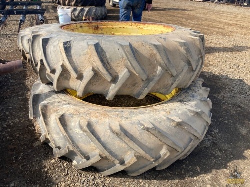 (2) 15.5x38 Tractor Tires w/Rims