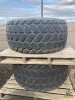 (2) 21.5L-16.1 Tractor Rear Tires w/Rims & Studs