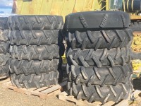 (10) 11x24.5 Circle Cap Tires w/Rims