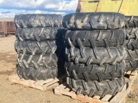 (10) 11x24.5 Circle Cap Tires w/Rims