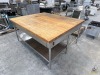 Large Butchers Block Table - 3