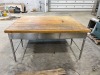 Large Butchers Block Table - 6